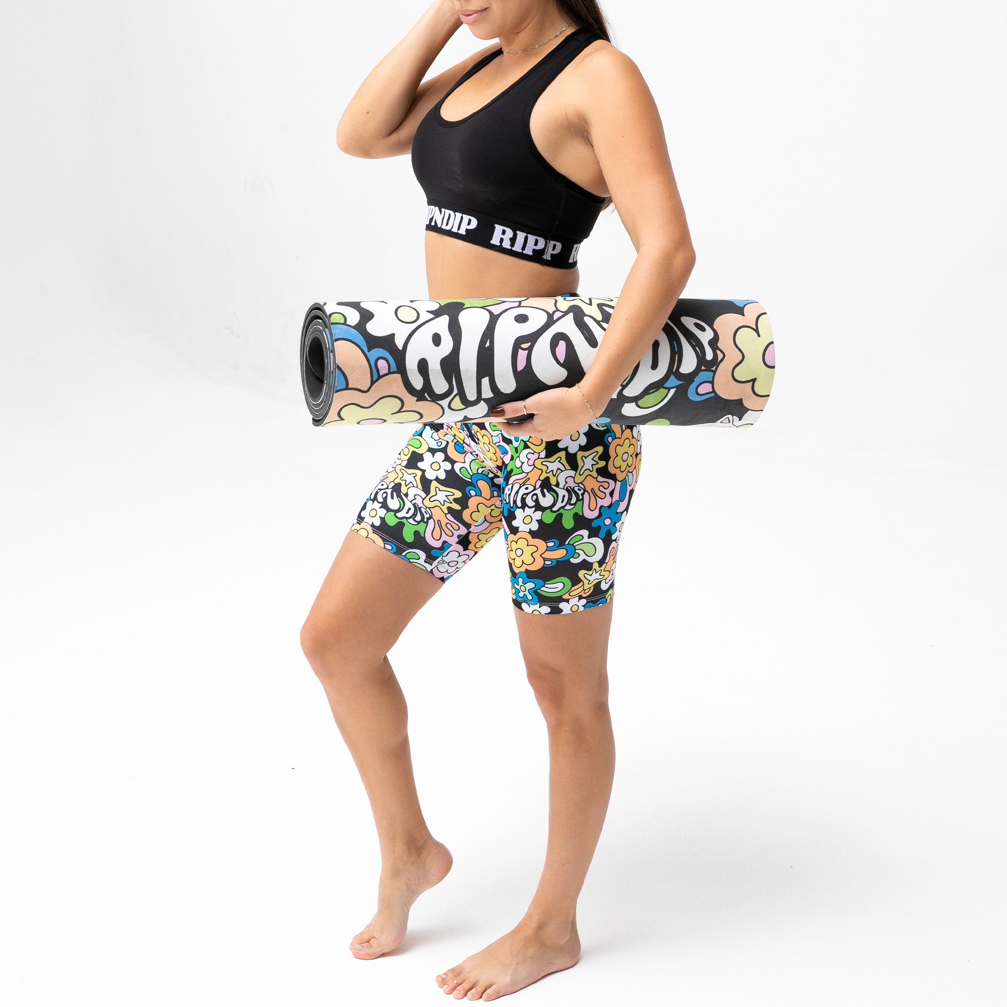 RIPNDIP Flower Child Yoga Mat (Black)