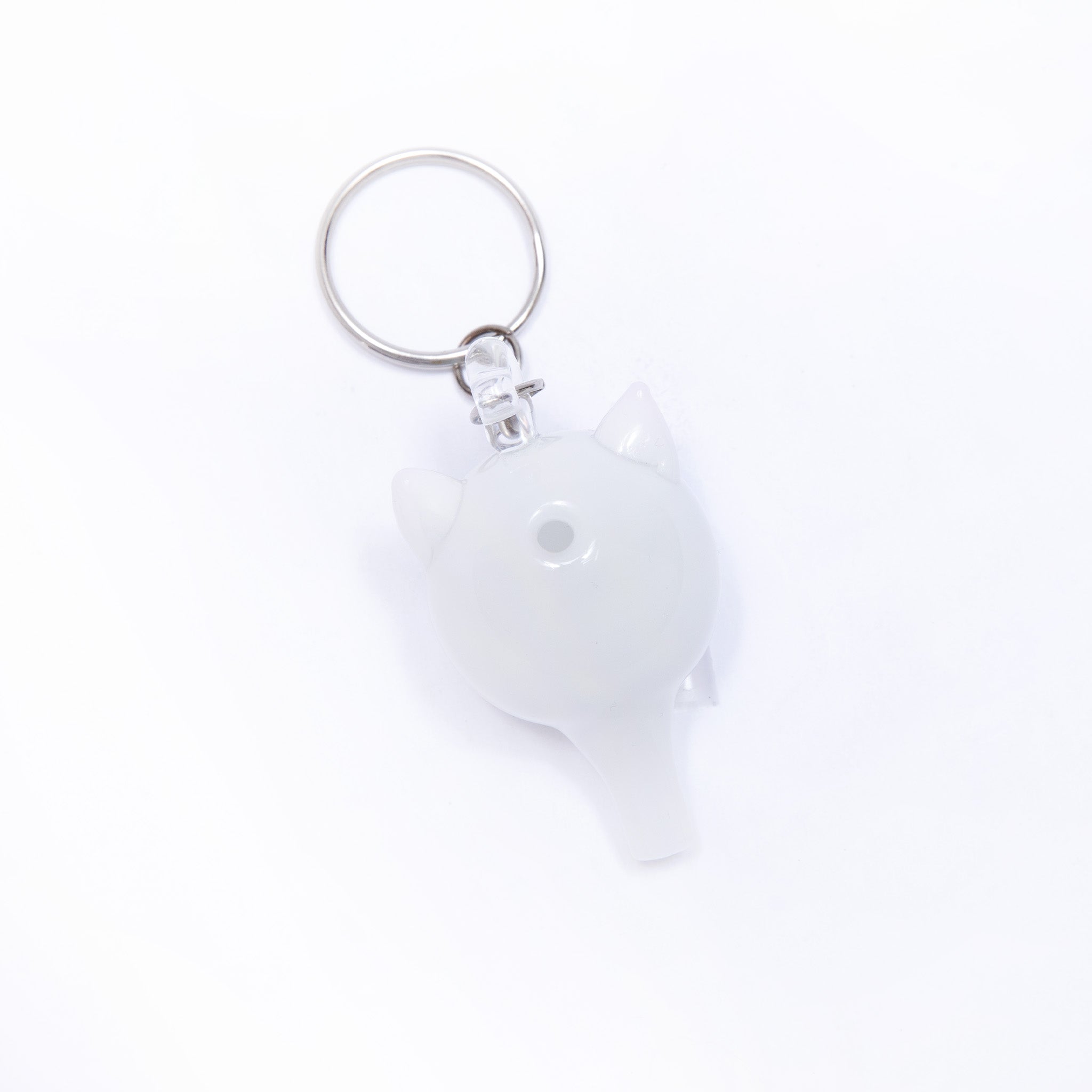 Empire Glassworks Lord Nermal Glass Carb Cap Keychain (White)