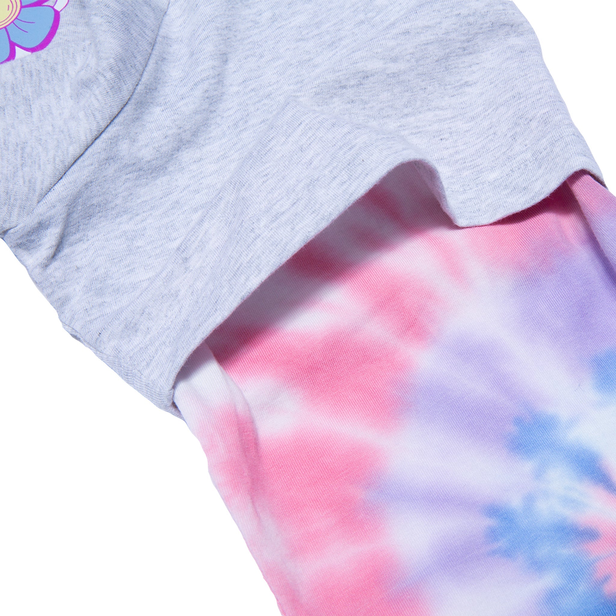 RIPNDIP Nature Is Healing Double Sleeve Tee (Ash Heather/Pink)