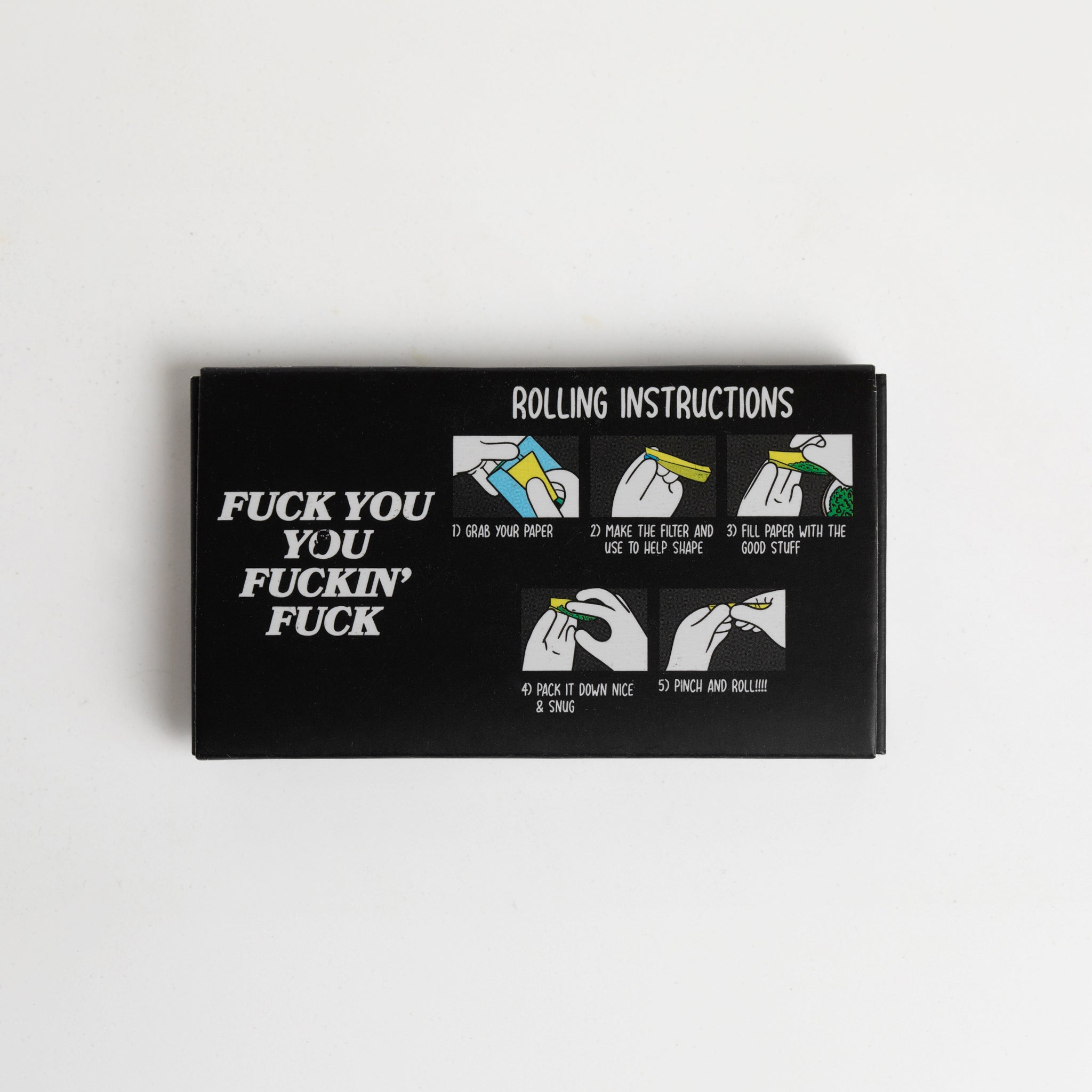 RIPNDIP Rolling Fatties Rolling Papers Set (White)
