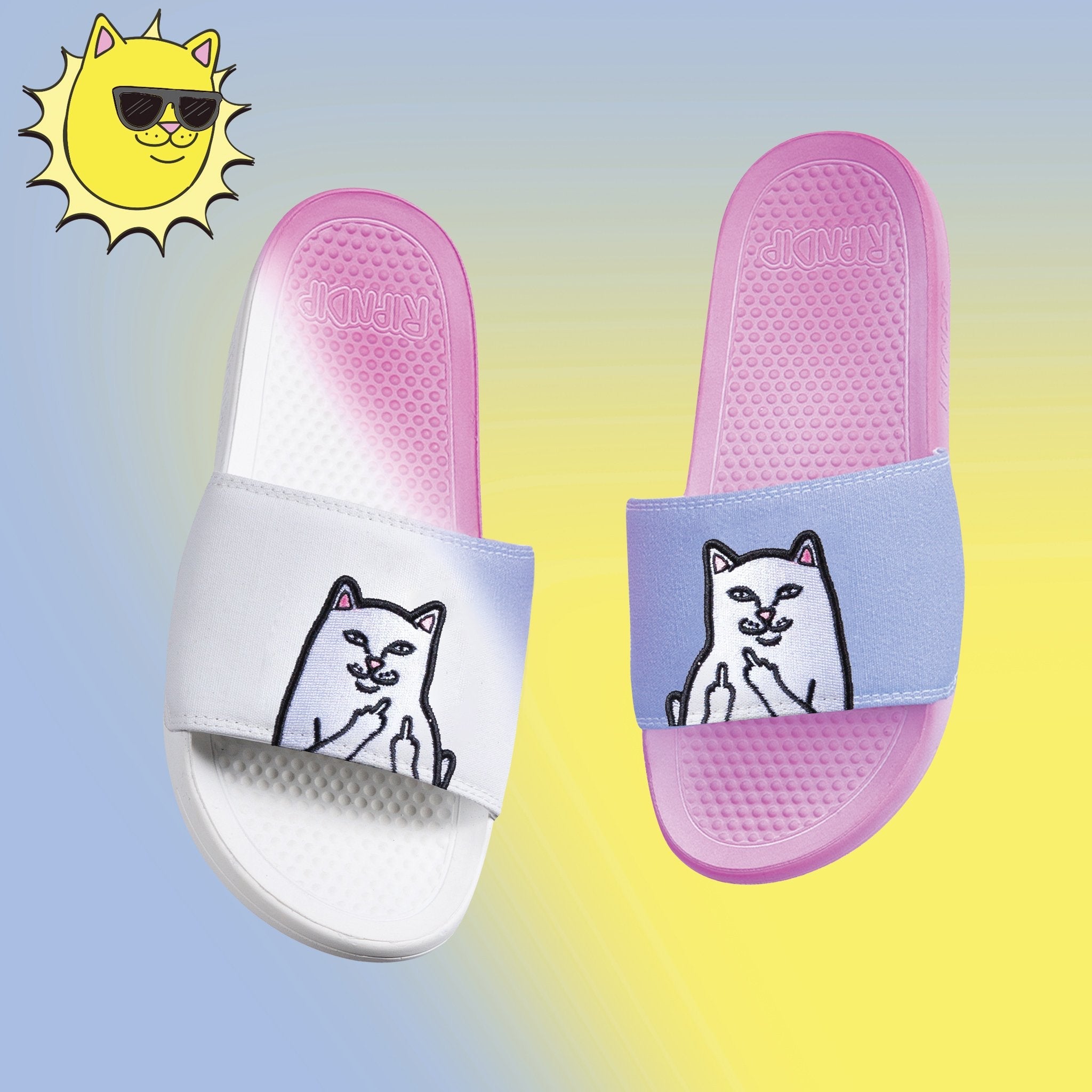 329636 Lord Nermal Slides UV Activated (Blue/Fuschia)