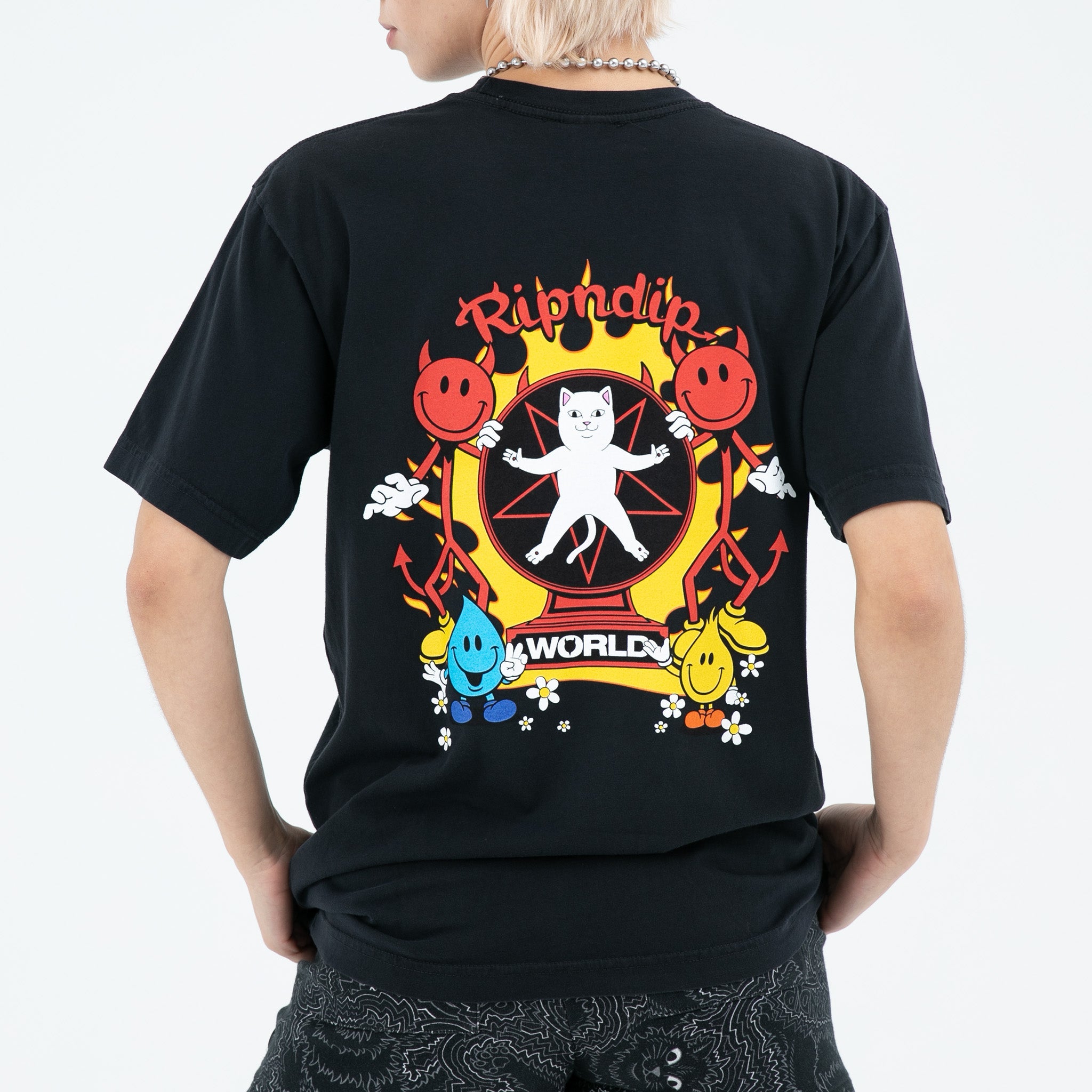 RIPNDIP Ripndip World Tee (Vintage Black)